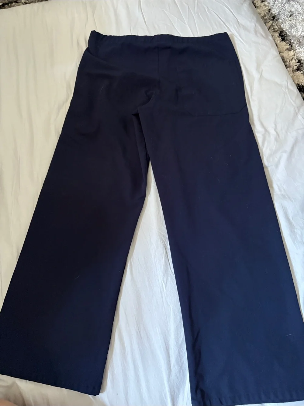 Men's Navy Drawstring Casual Pants